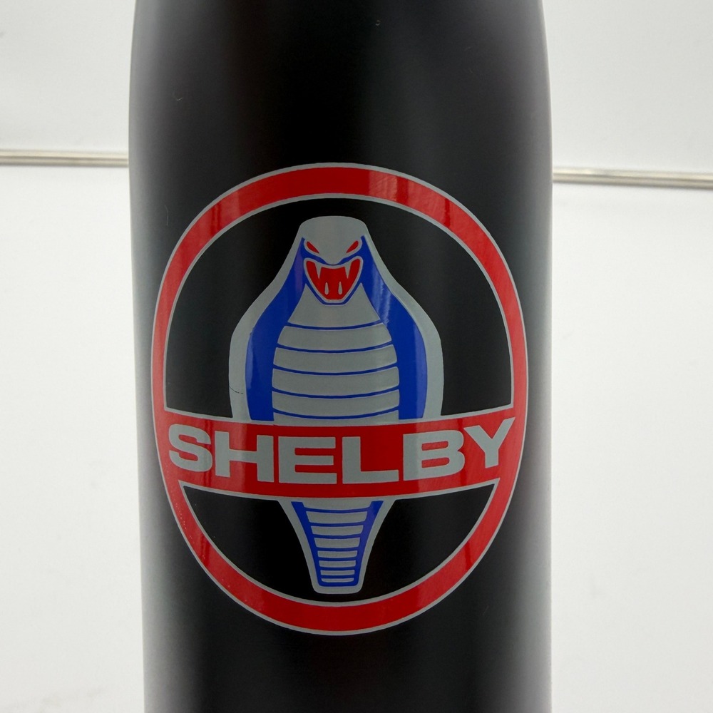 Ford Shelby Cobra Insulated Water Bottle Matte Black Stainless Steel